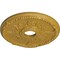 Ekena Millwork Antioch Ceiling Medallion (Fits Canopies up to 3 1/2"), 18"OD x 3 1/2"ID x 1 3/8"P, Iridescent Gold CM18SEIGS - alternate 2